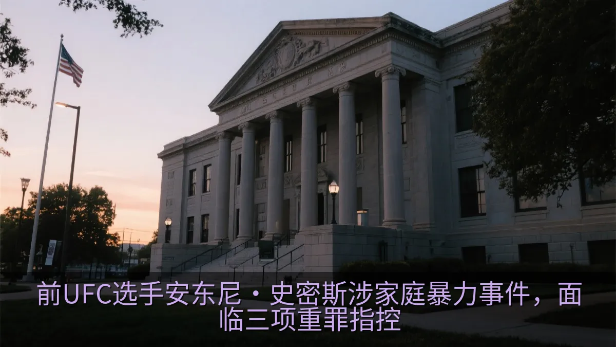 前UFC选手安东尼·史密斯涉家庭暴力事件，面临三项重罪指控